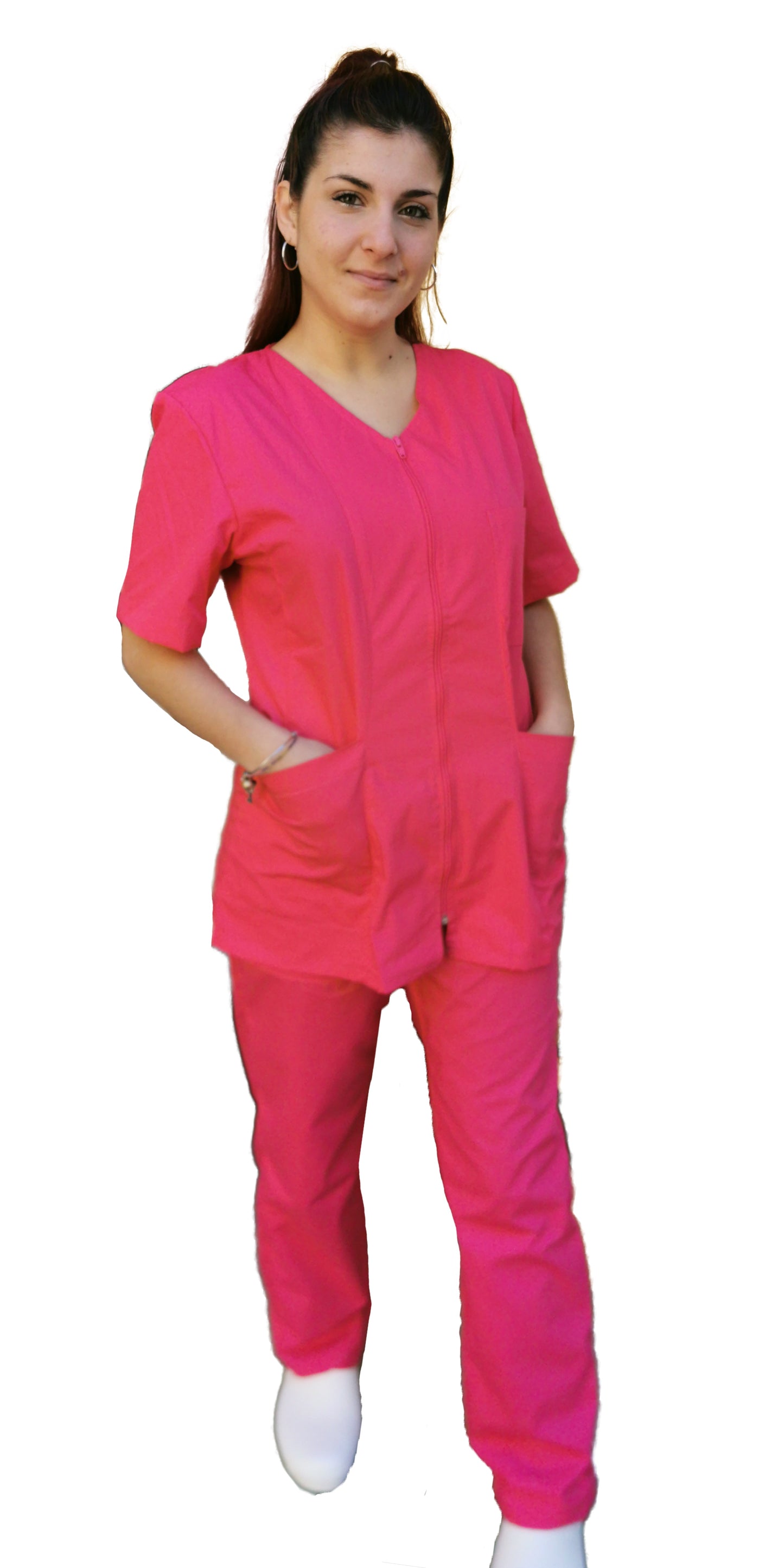 Divisa da lavoro,infermiera,oss, donna con zip cod: 1505