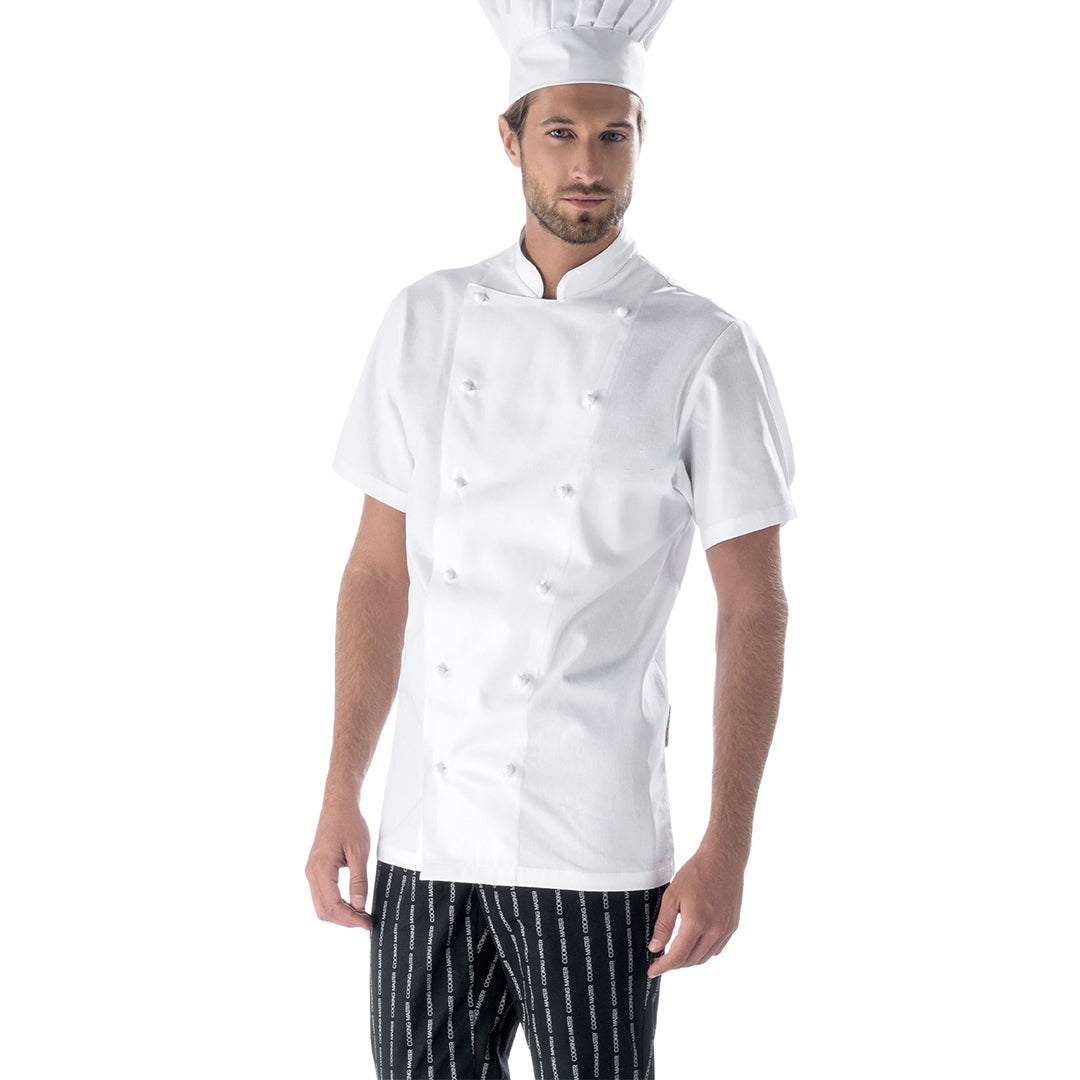 Giacca da cuoco,pasticciere,panettiere,cotone mezza manica cod: 30922