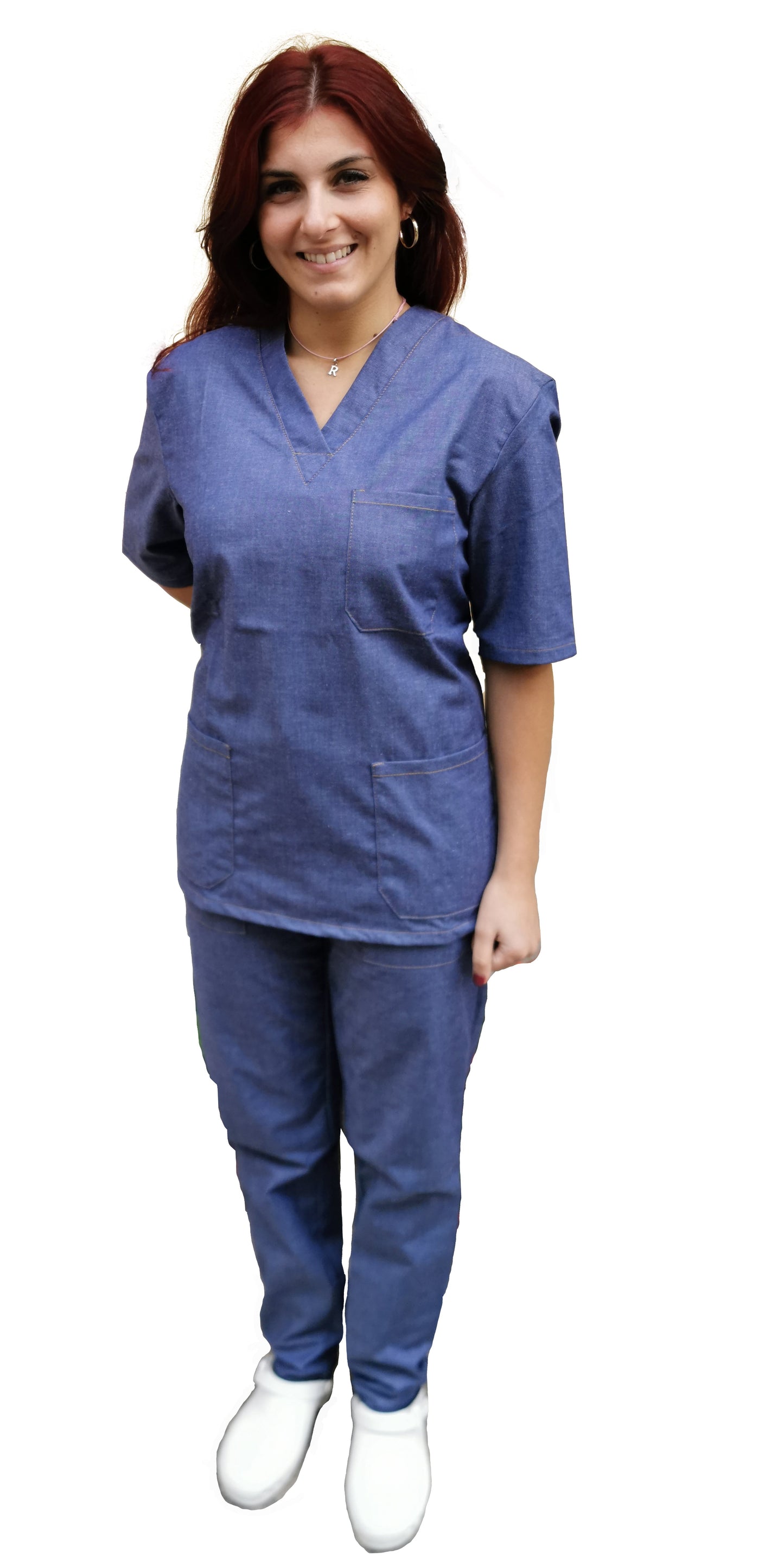 Divisa da lavoro,unisex,in jeans cod: 8330