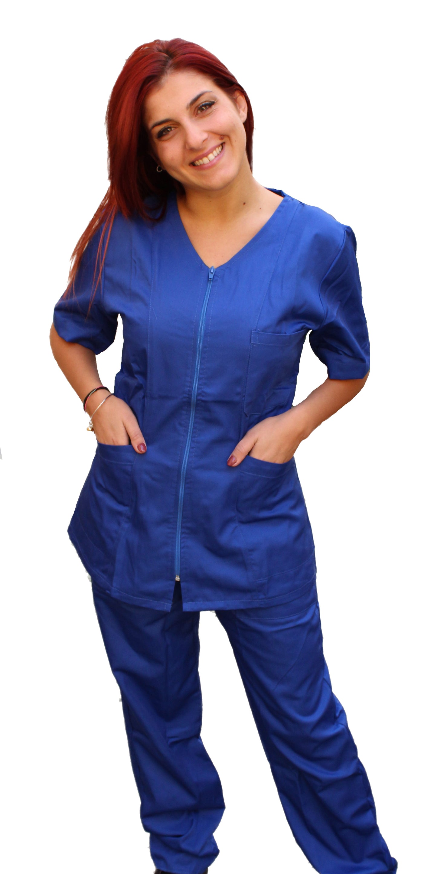 Divisa da lavoro,completa,da donna con zip "Royal" cod: 8392