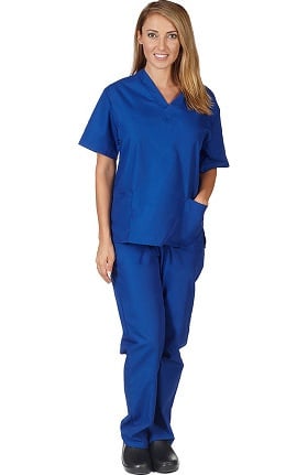 Divisa da lavoro, unisex scollo V "ROYAL" cod: 18122
