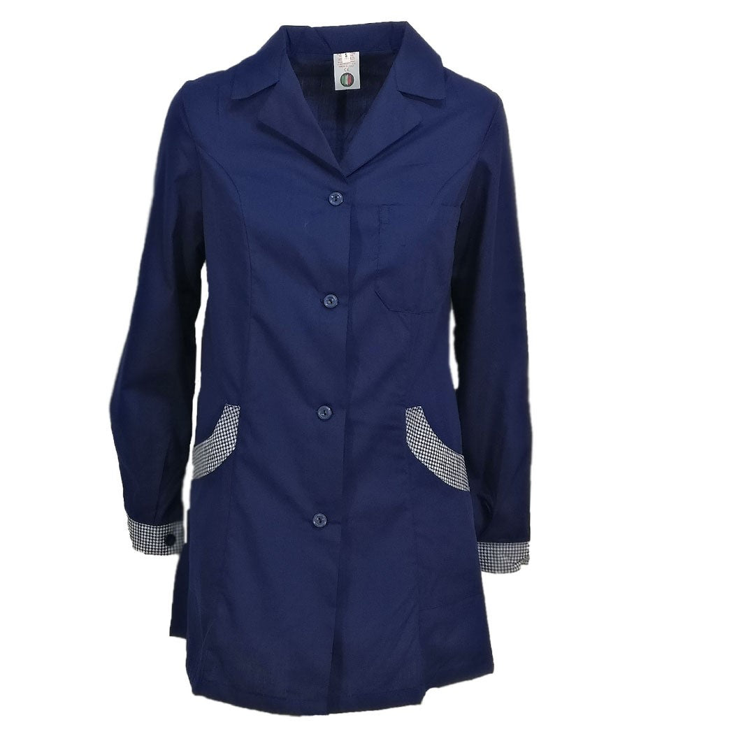 Camice da lavoro donna,casacca slim,divisa "blu scuro" Cod:161020