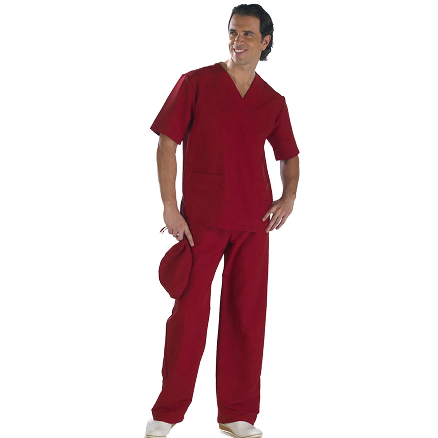 Divisa da lavoro,sanitaria,infermieristica,estetica,completa,unisex,scollo V 8299