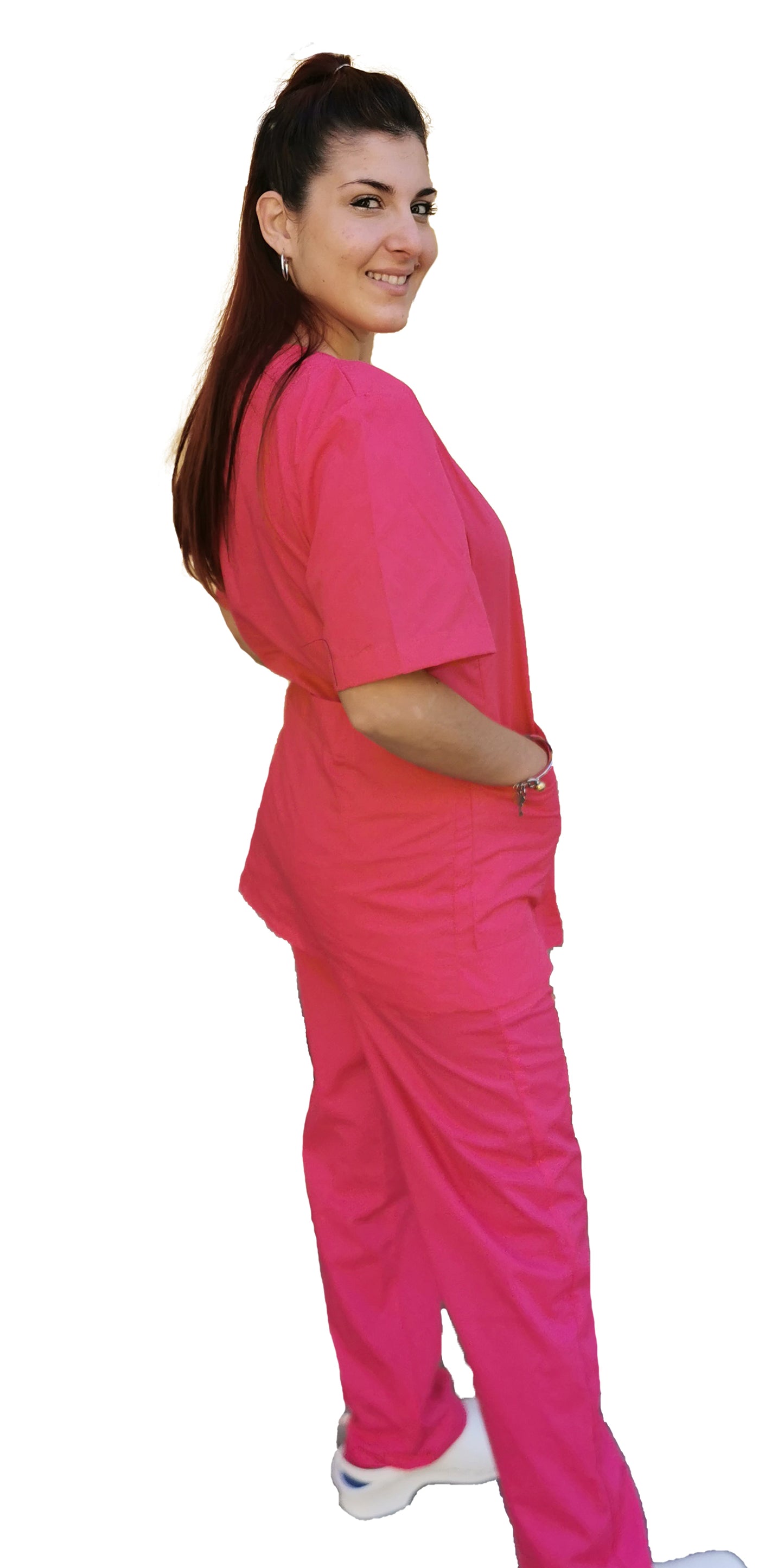 Divisa da lavoro,infermiera,oss, donna con zip cod: 1505