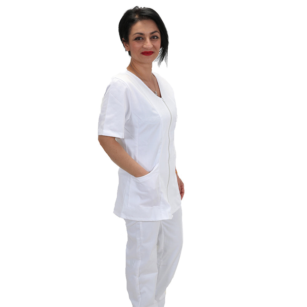 Divisa da lavoro,infermiera,oss, donna con zip cod: 1505