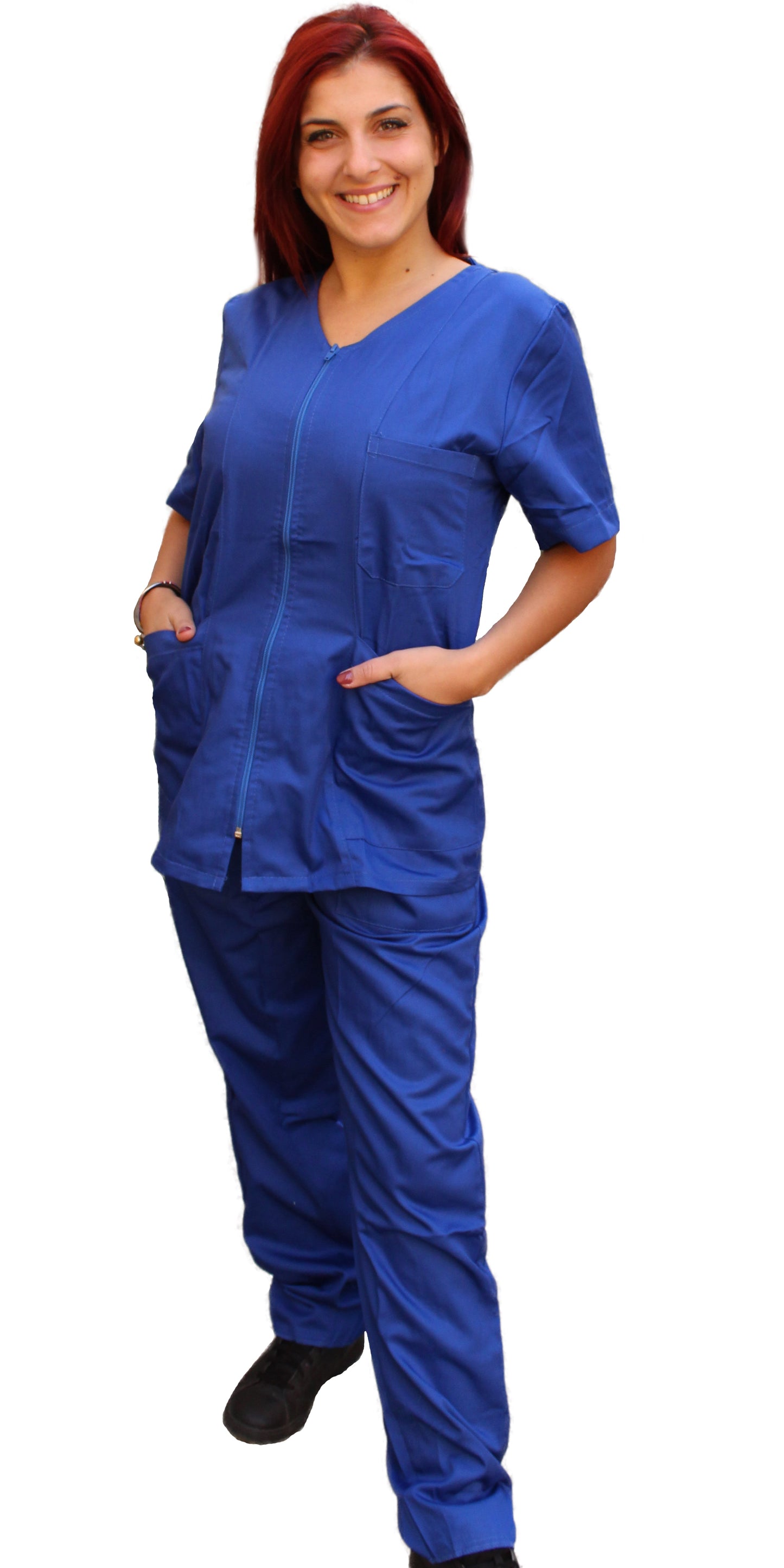 Divisa da lavoro,completa,da donna con zip "Royal" cod: 8392