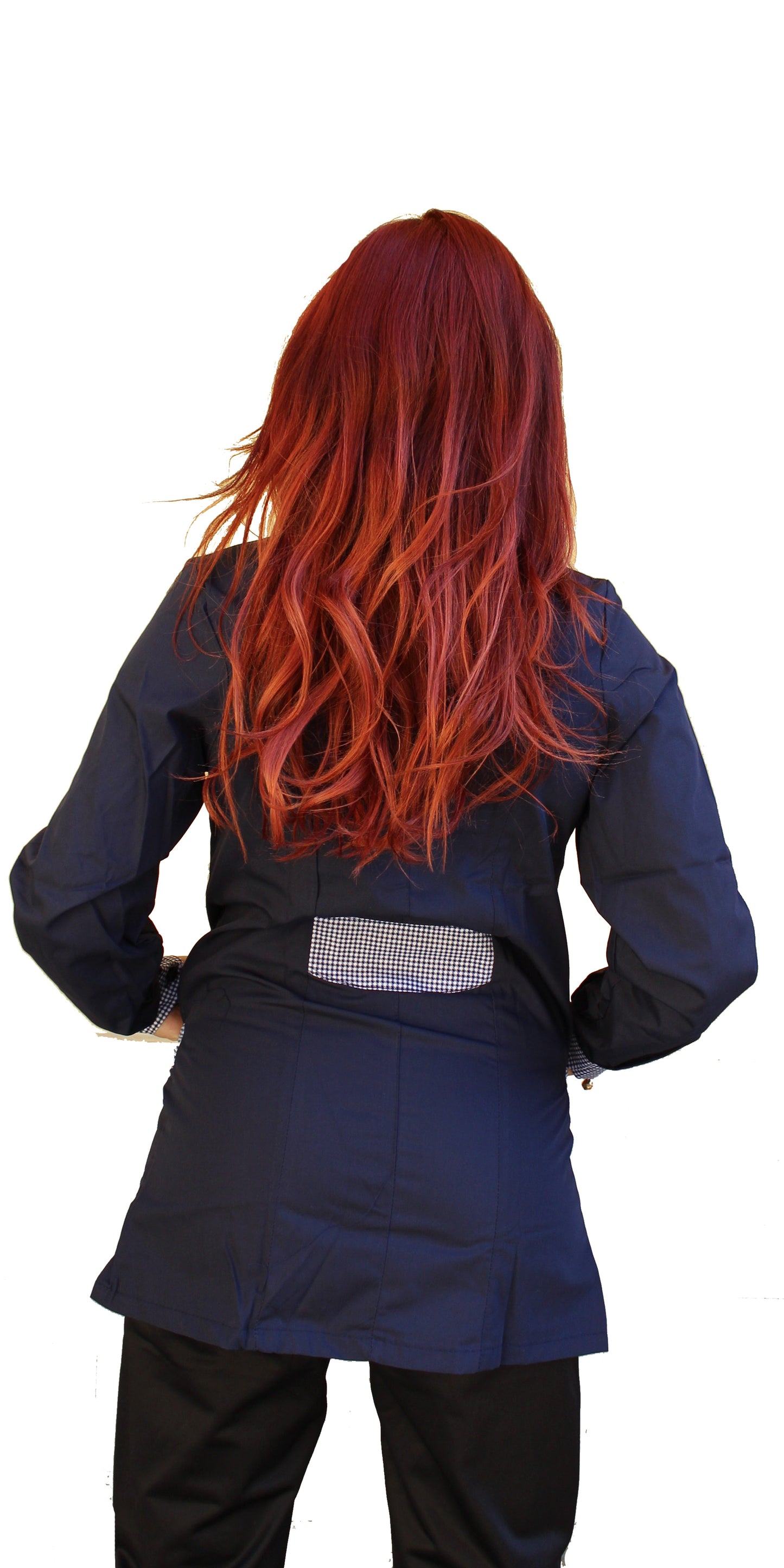 Camice da lavoro donna,casacca slim,divisa "blu scuro" Cod:161020