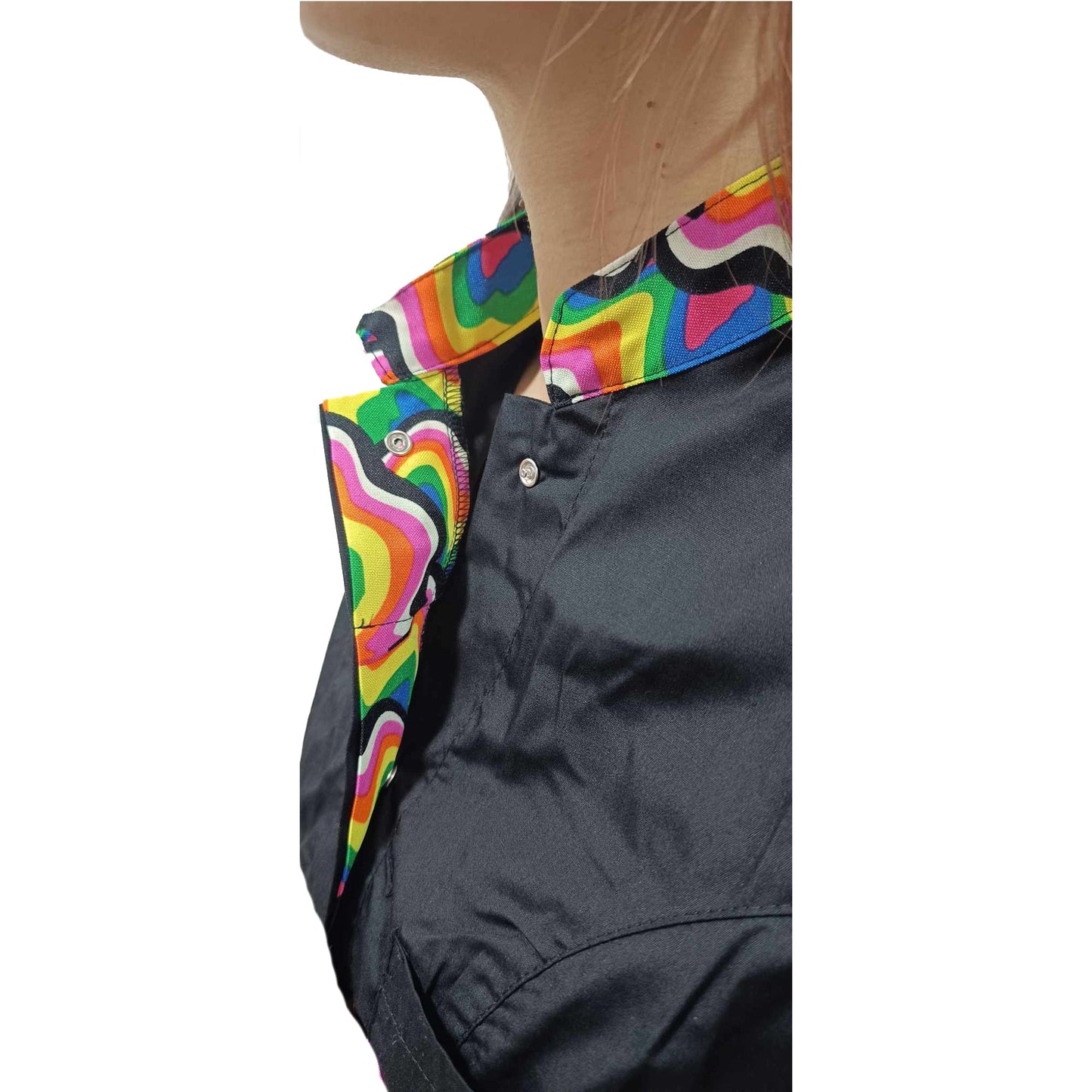 Casacca Camice da Lavoro Donna,Estetista,parrucchiera,Centro estetico,Nails,cuoca cod: 20034