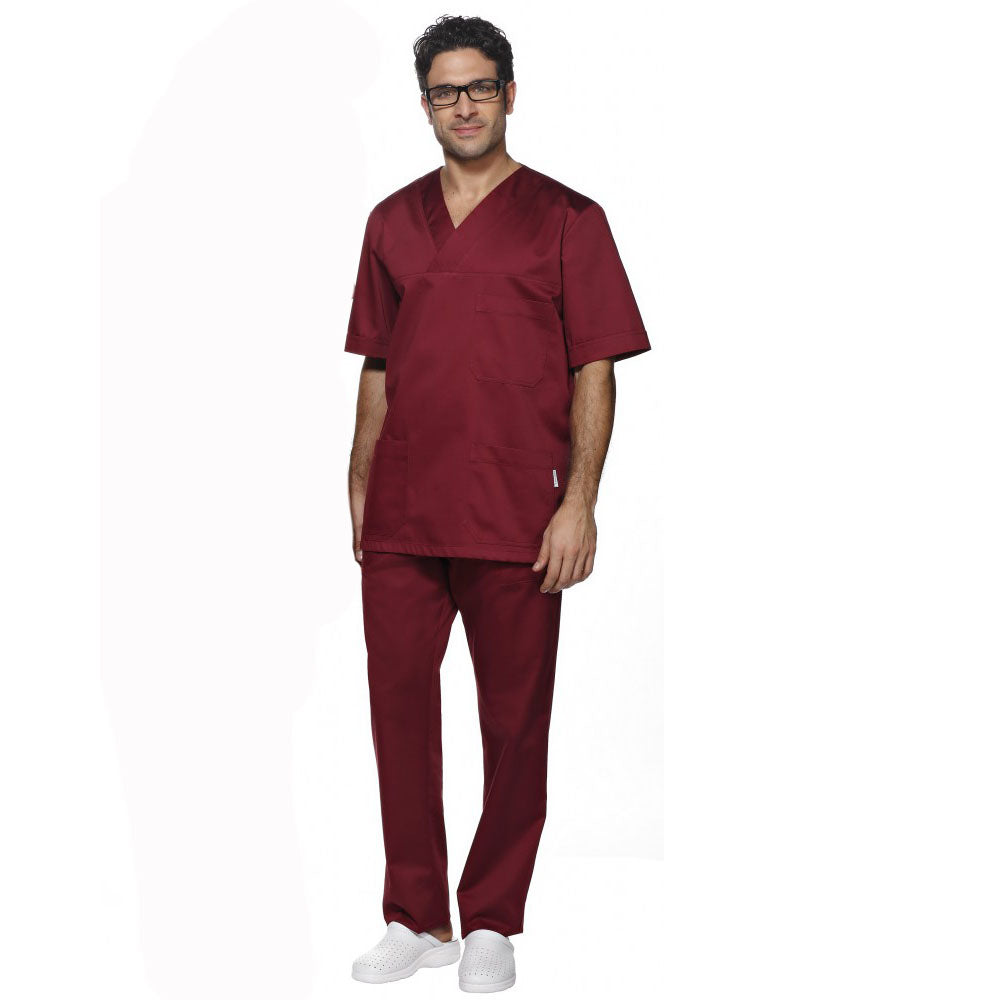 Divisa da lavoro,sanitaria,infermieristica,estetica,completa,unisex,scollo V 8299