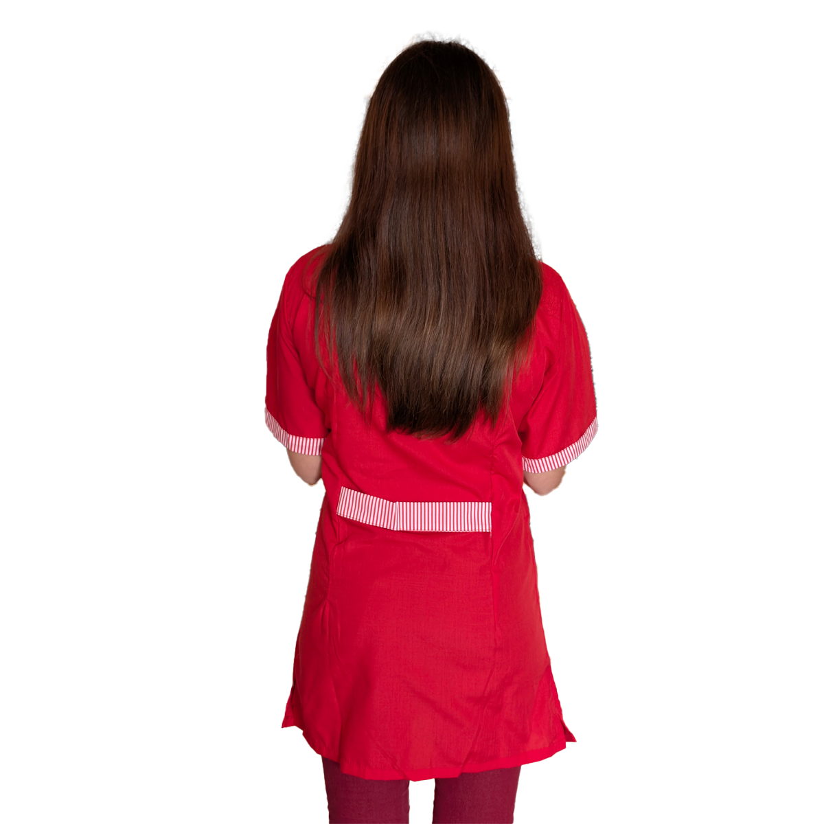camice da lavoro,casacca MM rosso con profilo cod: 7425