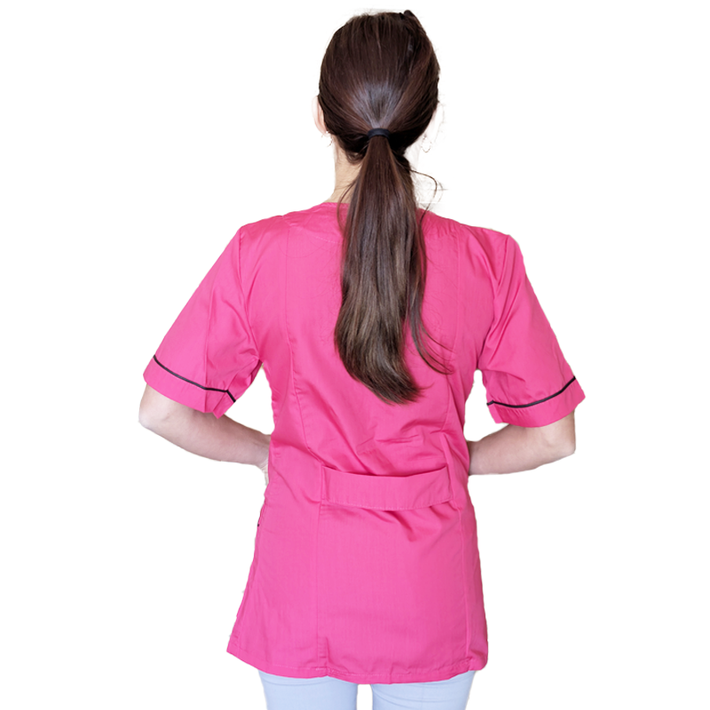 Camice da lavoro,casacca zip FUCHSIA MM cod: 6893