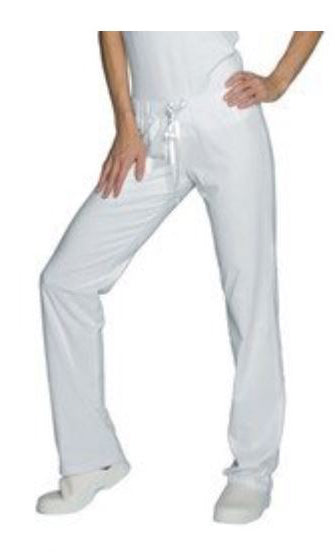 Pantalone da lavoro Unisex SLIM FIT "BIANCO" cod: 1805