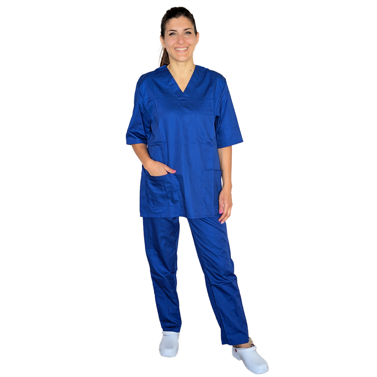 Divisa da lavoro, unisex scollo V "ROYAL" cod: 18122