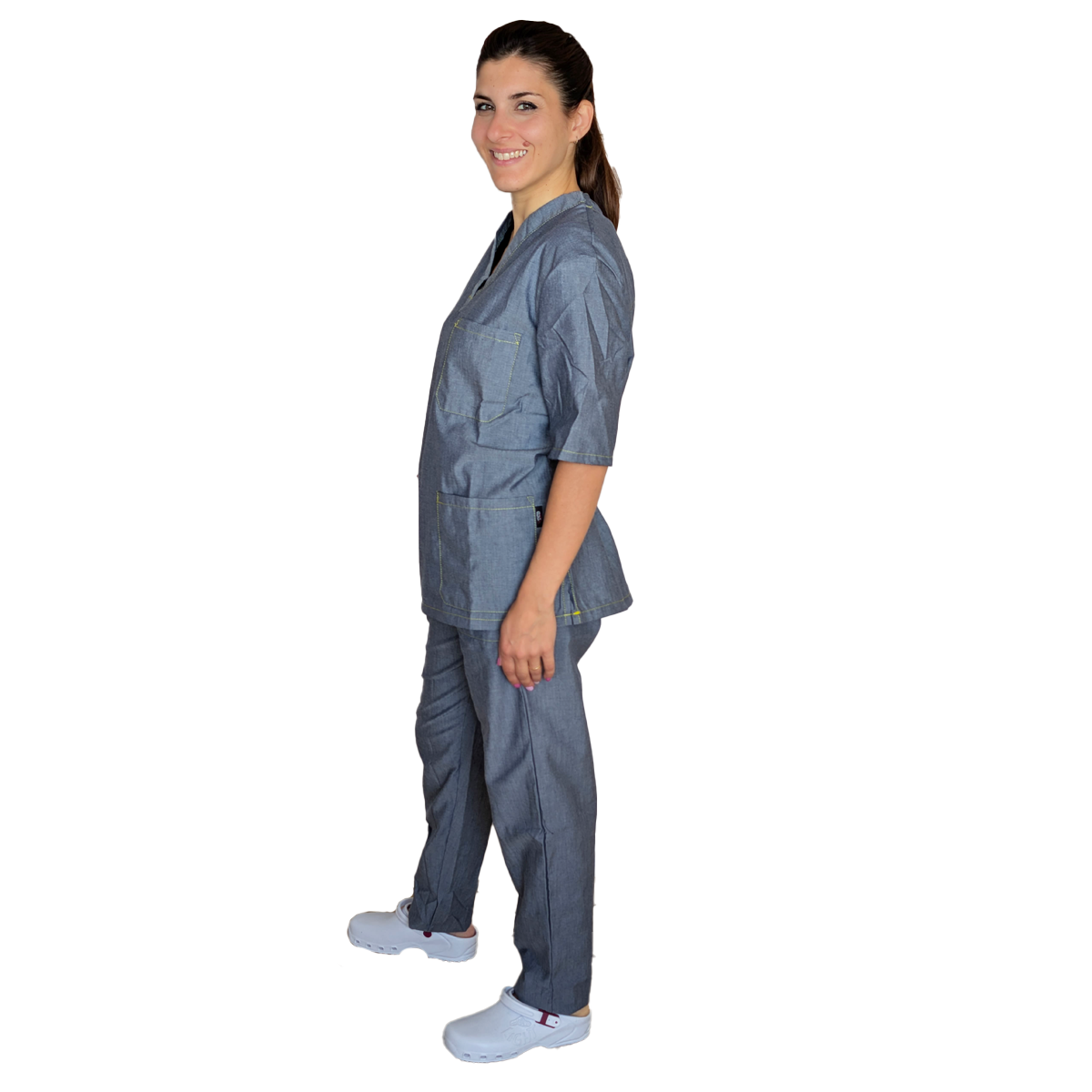 Divisa da lavoro,unisex,in jeans cod: 8330