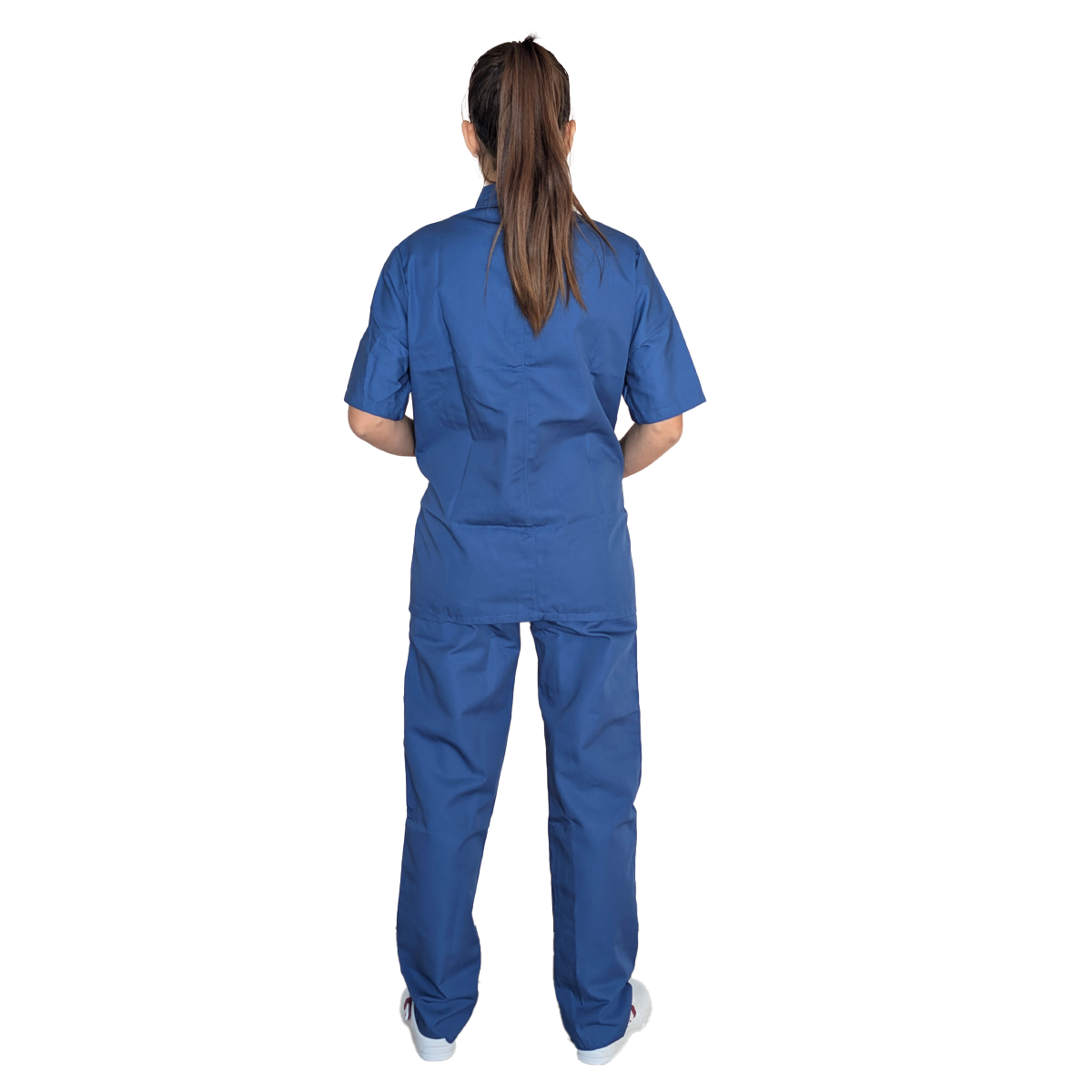 Divisa da lavoro,unisex, zip collo coreano "colore blu royal" cod: 1912