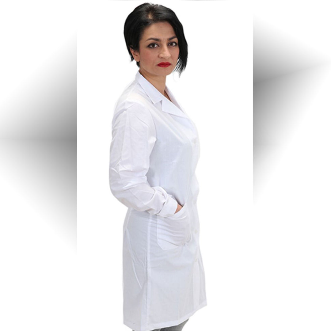 Camice da lavoro donna, ospedaliero,da laboratorio LEGGERO MISTO COTONE NO-STIRO cod:8200