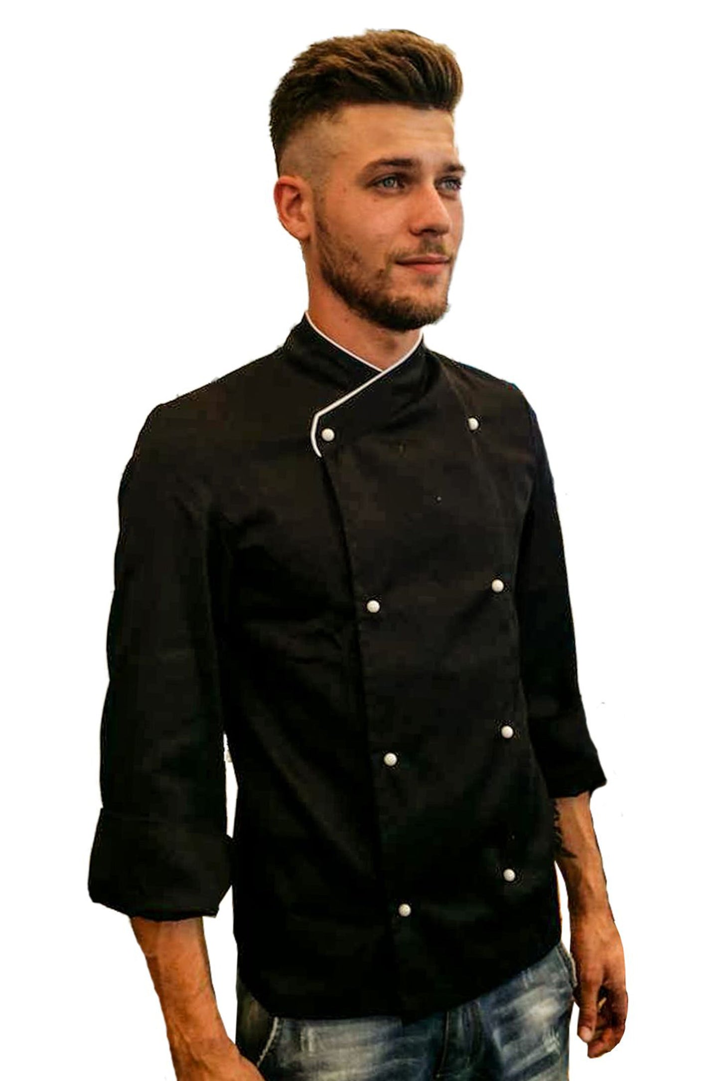 Giacca cuoco-chef "nero slim" cod: 7685