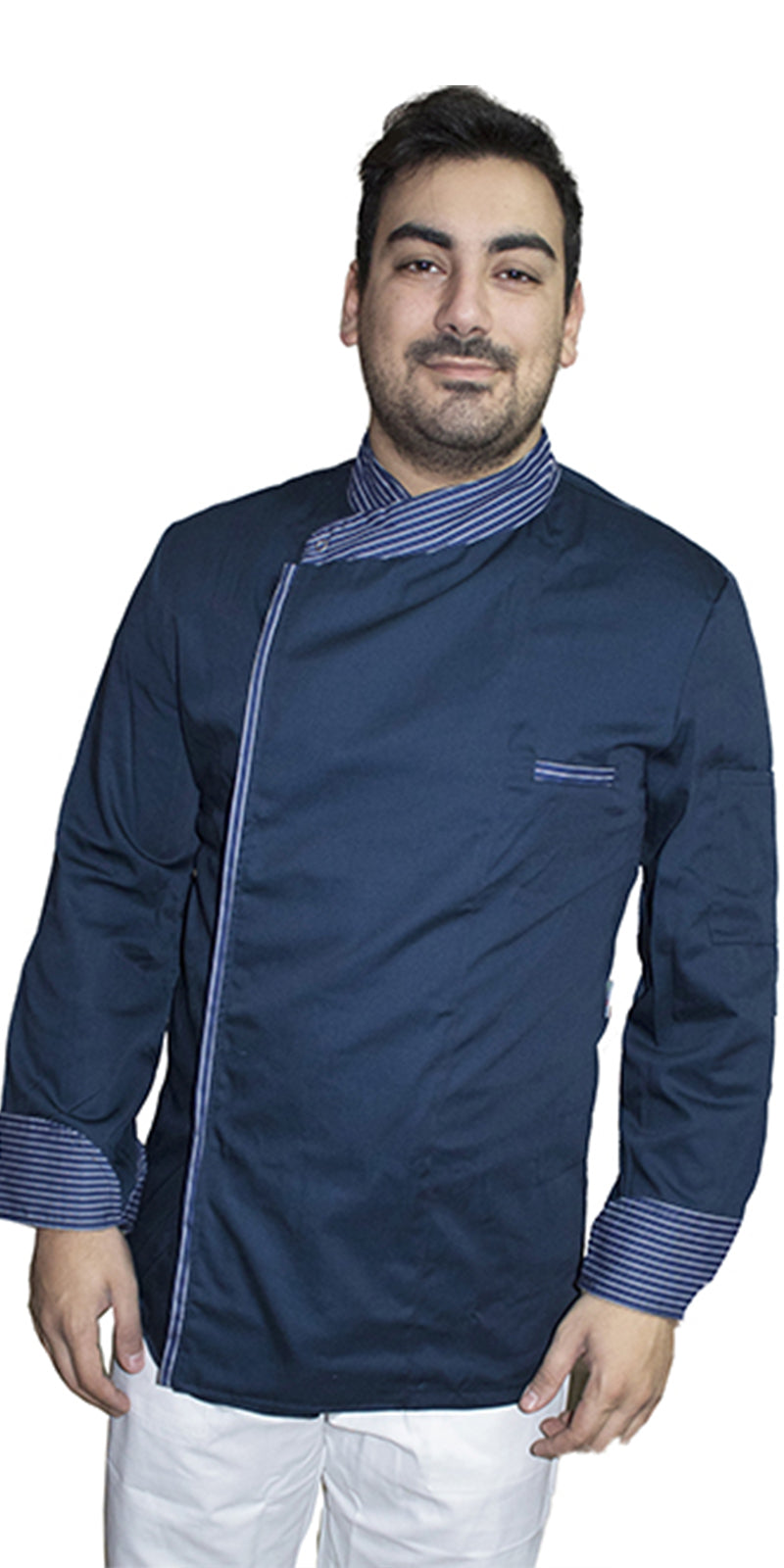Giacca chef "cook" Blu con automatici cod: 7777