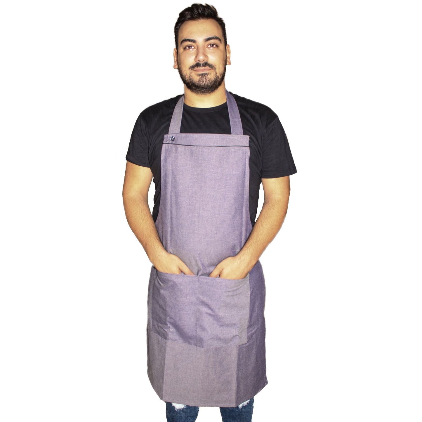 Grembiule jeans bicolore UNISEX