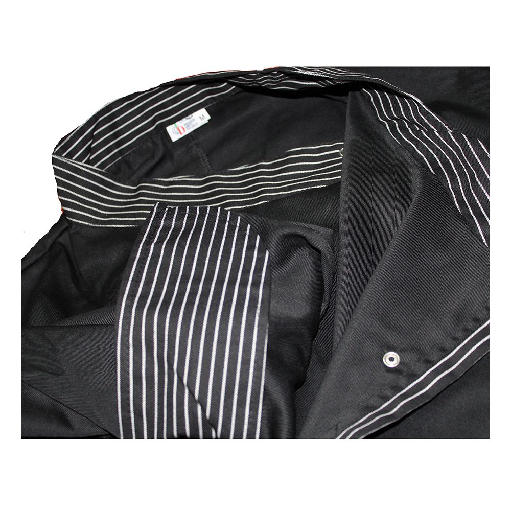 Giacca da chef "cook" NERO con automatici cod: 7760