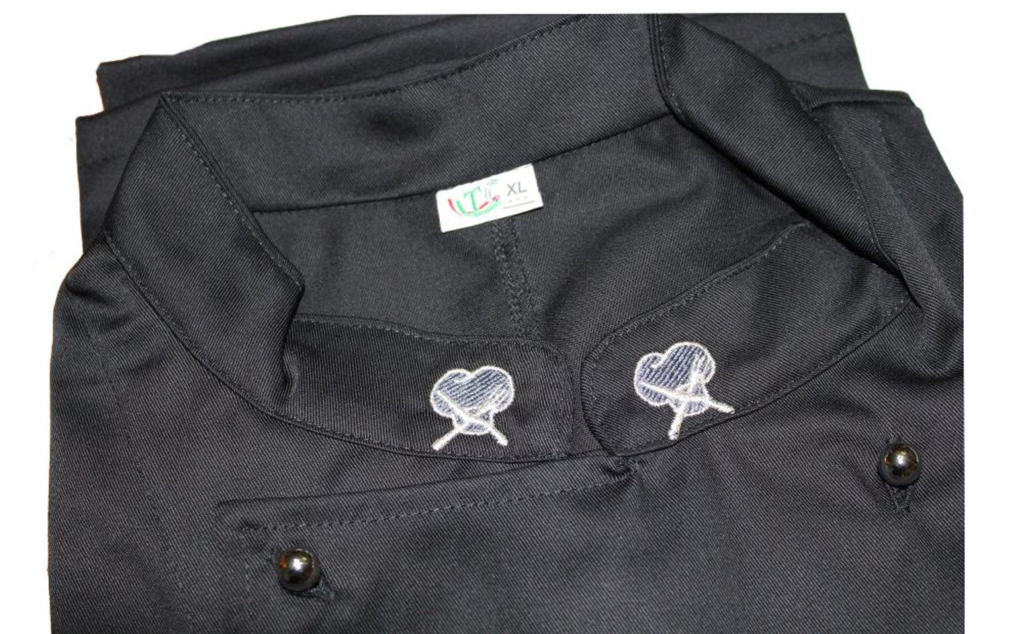 Giacca chef "cutlery" NERO cod:0377