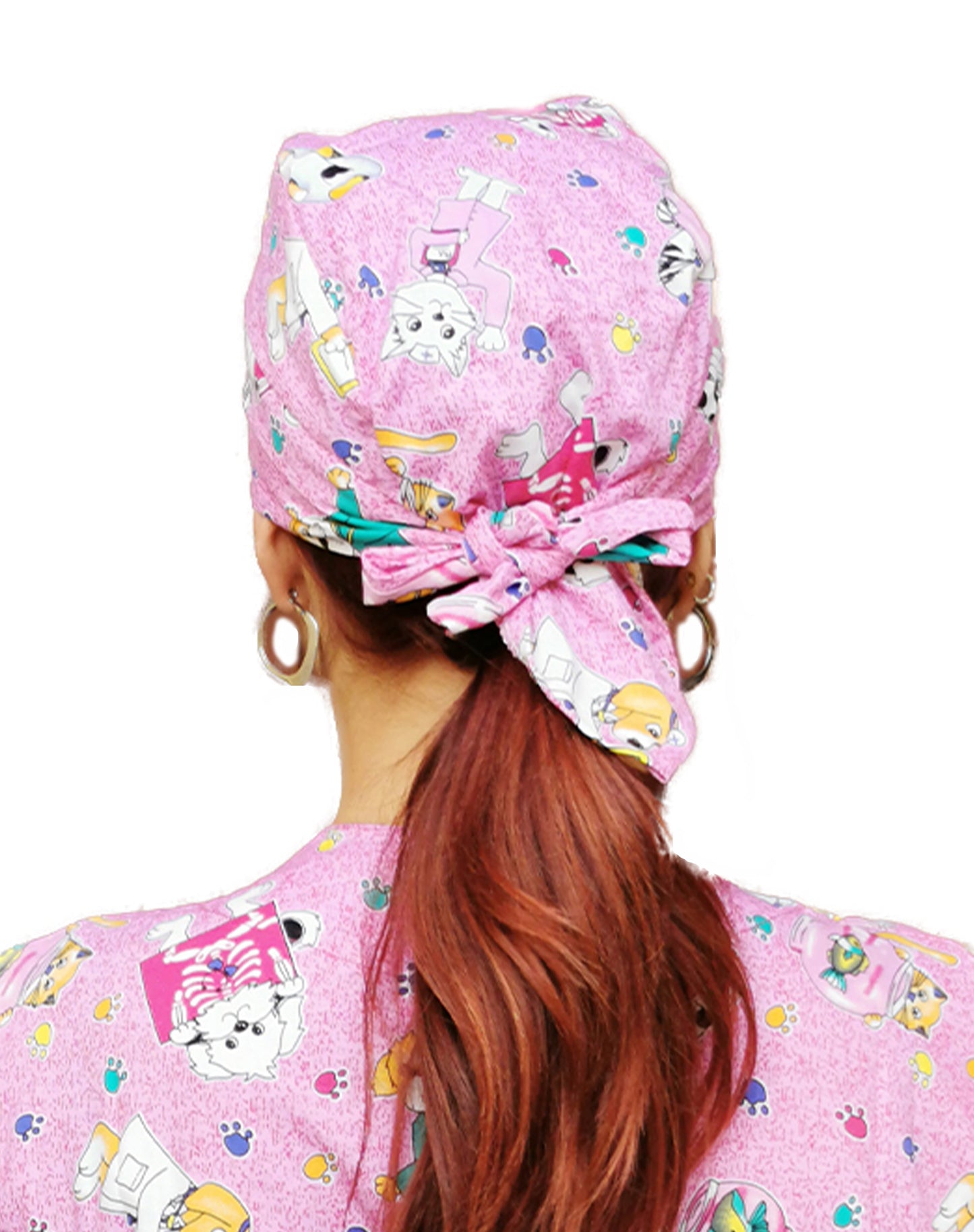 Bandana fumetto colorata "rosa" cod: 1812