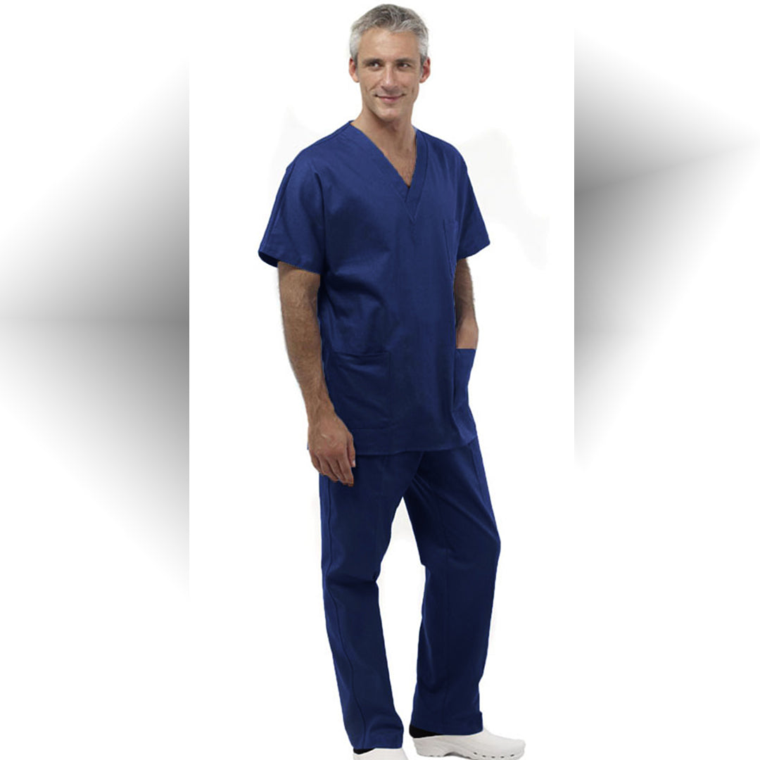 Divisa da lavoro,sanitaria,infermieristica,estetica,completa,unisex,scollo V 8299