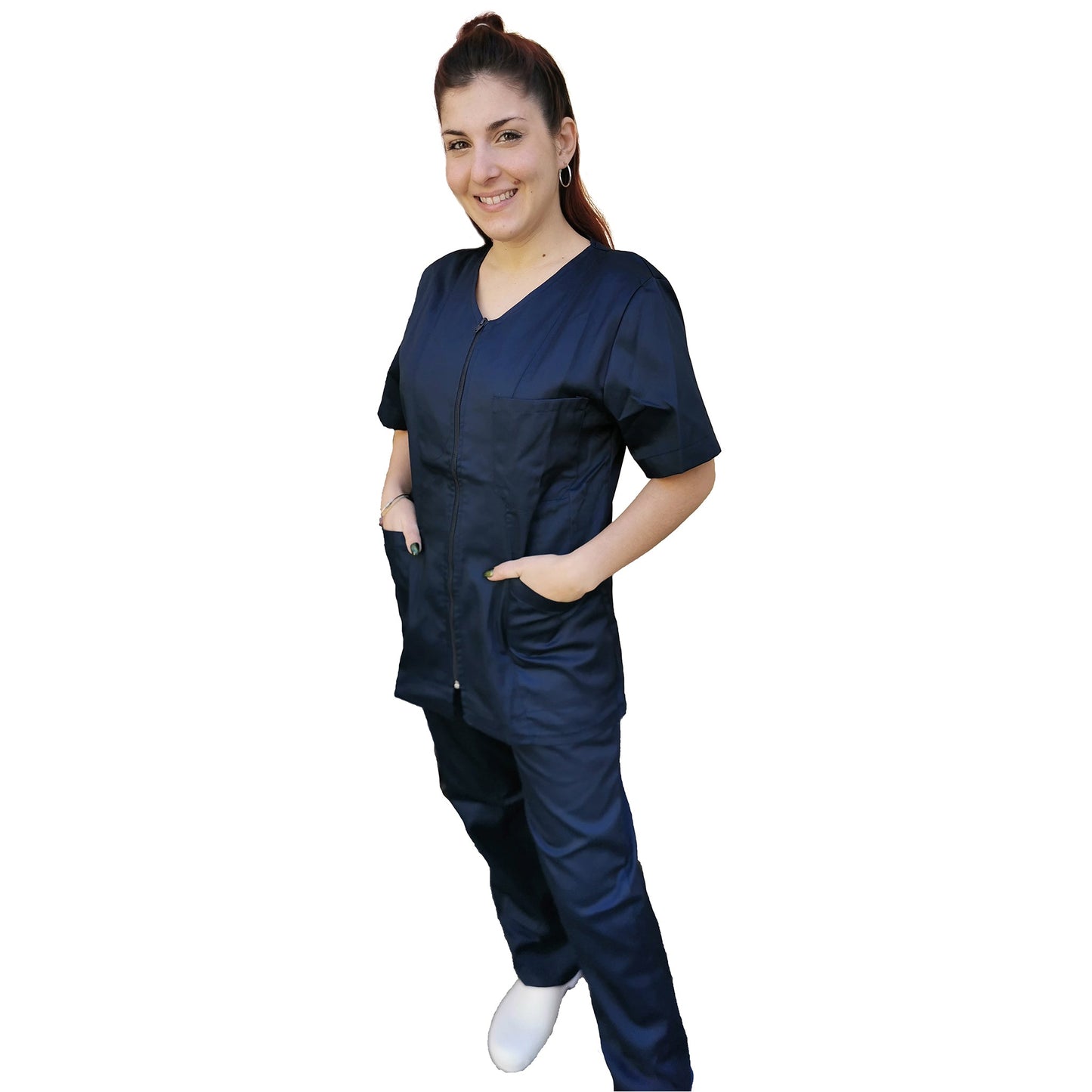 Divisa da lavoro,infermiera,oss, donna con zip cod: 1505