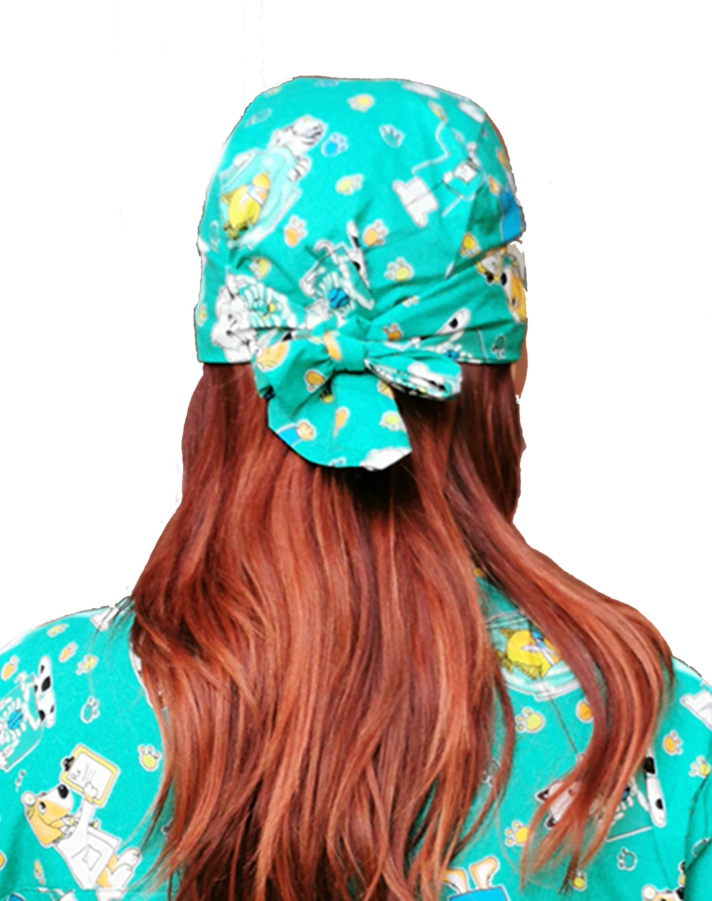 Bandana fumetto colorata "verde" Cod: 3766