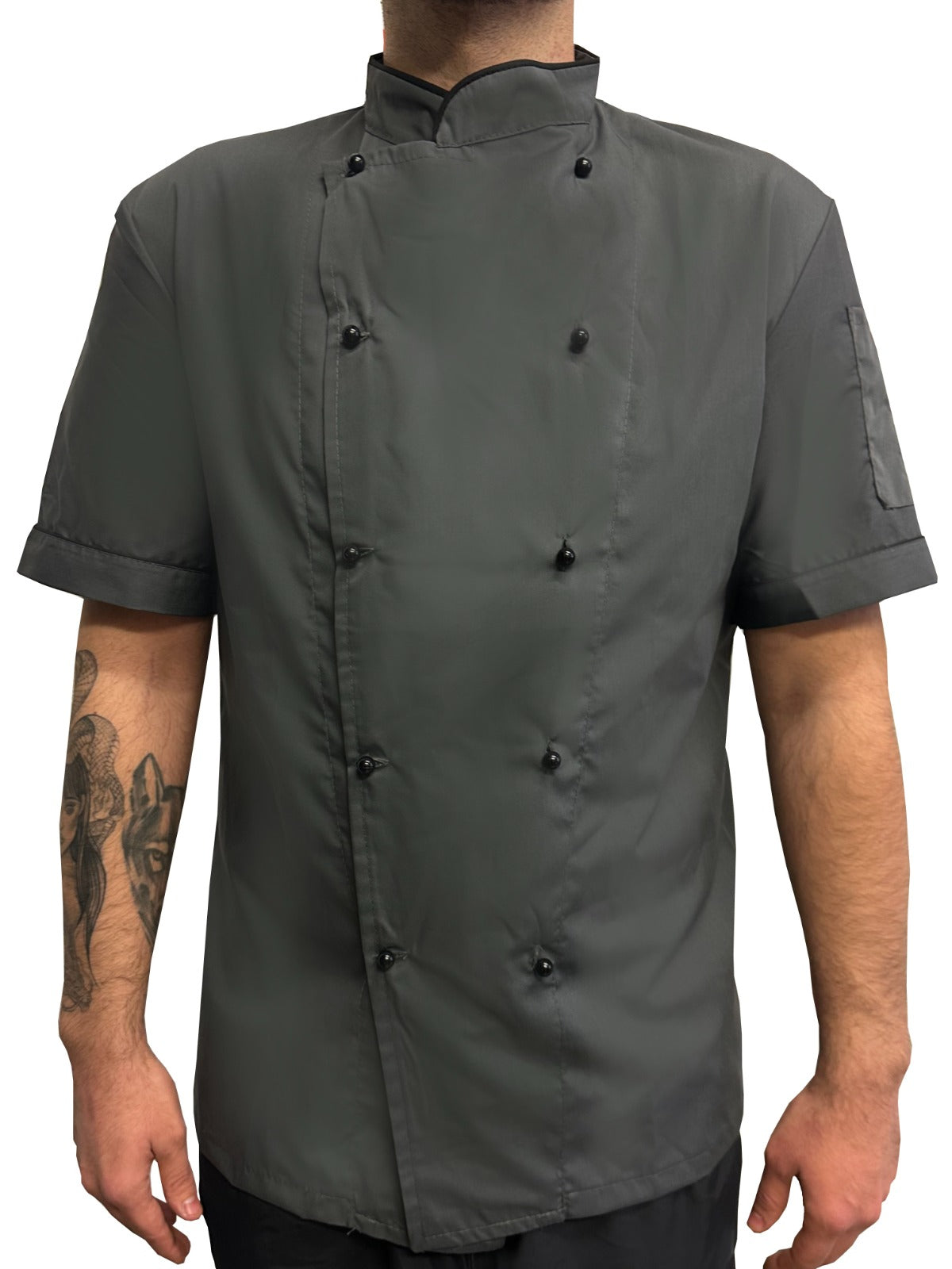 Giacca cuoco "light"grigio cod: 0925