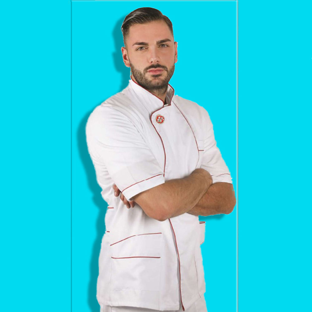 Giacca pizzaiolo 100% cotone made in italy cod:2301