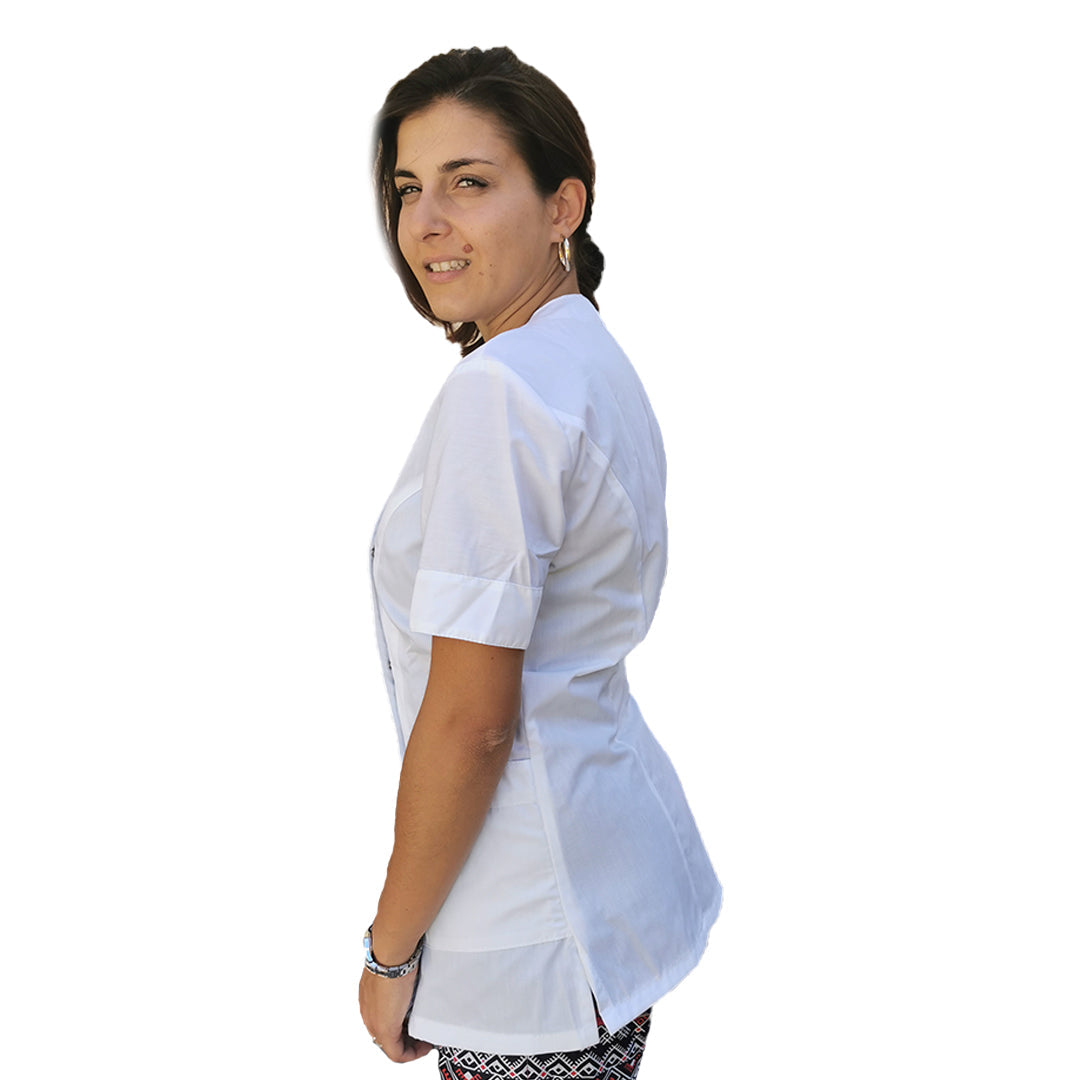 Camice,casacca da lavoro donna, Modello beauty Bianco Cod:290723