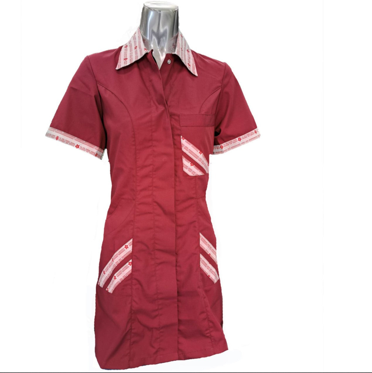 Casacca,camice da lavoro, Bordeaux MM Cod:1601