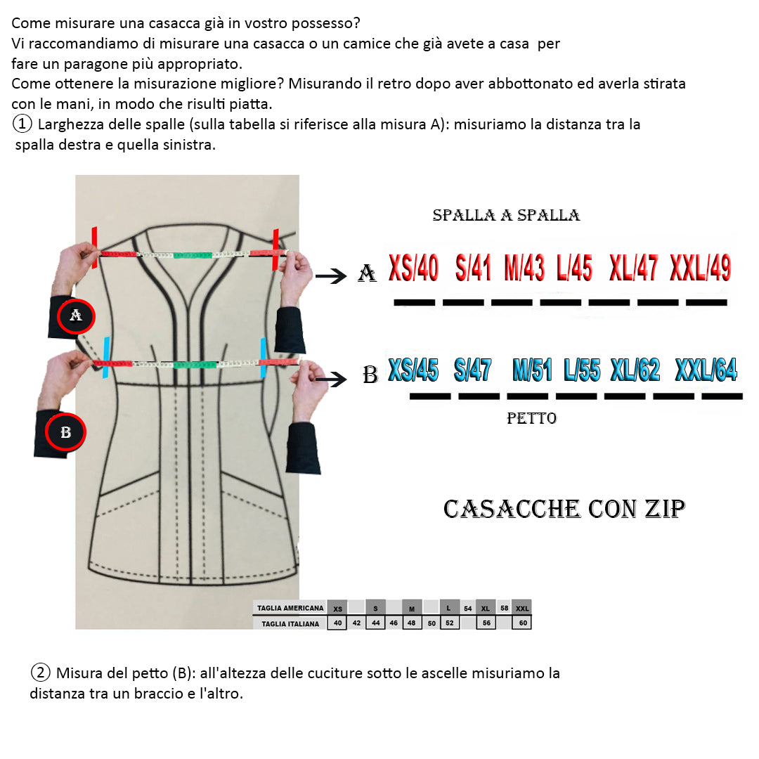 camice da lavoro donna,Casacca giromanica ZIP "Nero" Cod: 2006