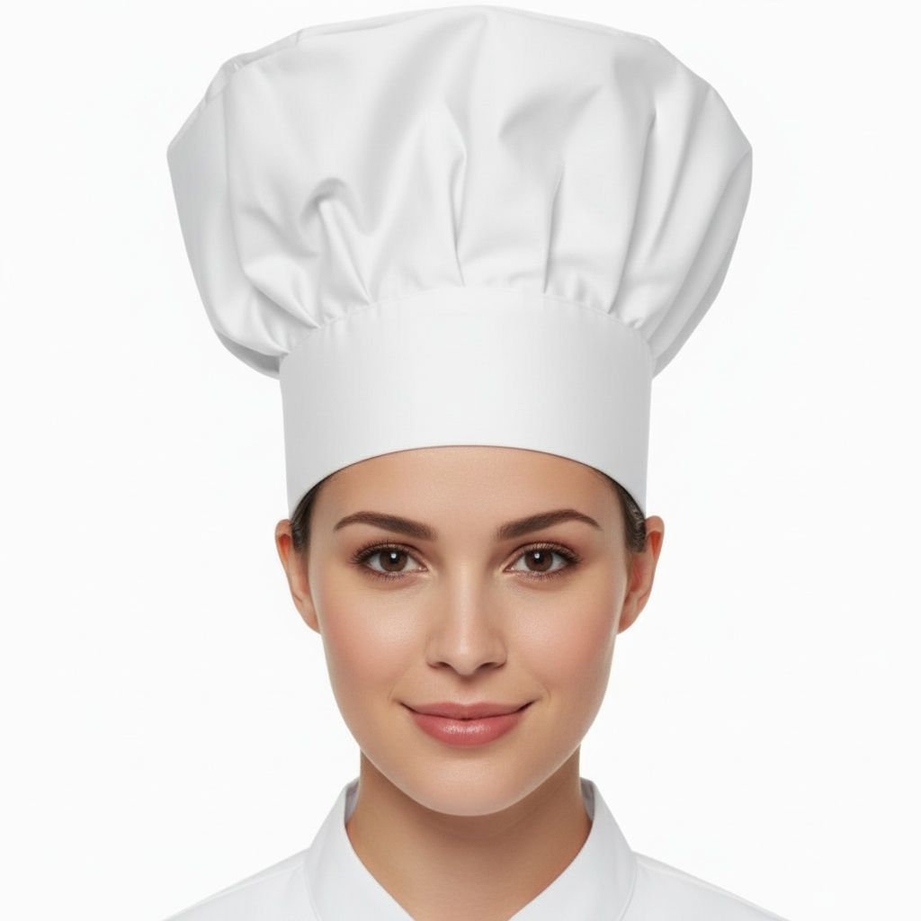 cappello cuoco unisex "bianco" cod :8064