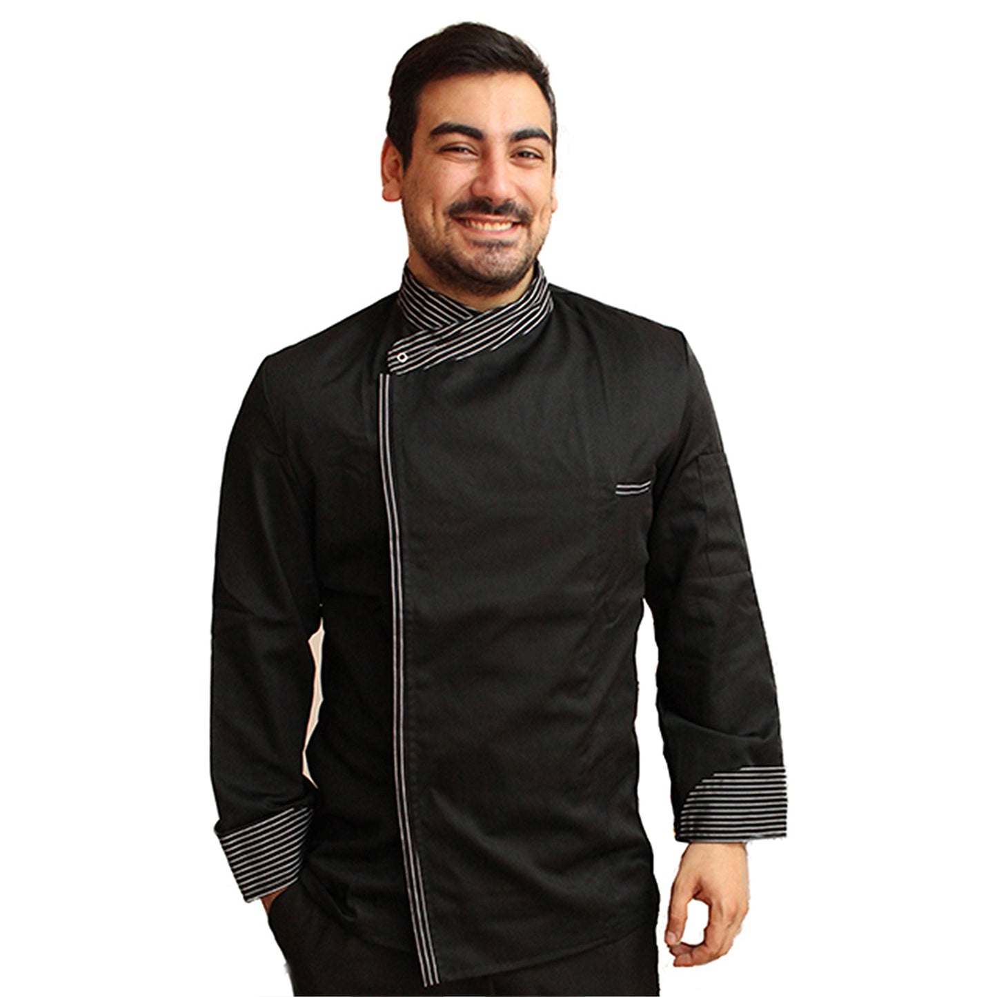 Giacca da chef "cook" NERO con automatici cod: 7760
