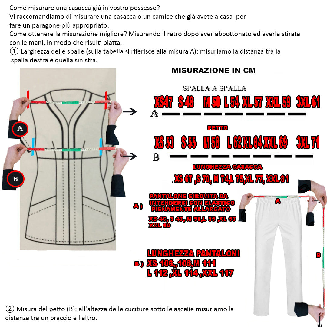 Divisa unisex da lavoro,scollo V "NERO" cod: 8293