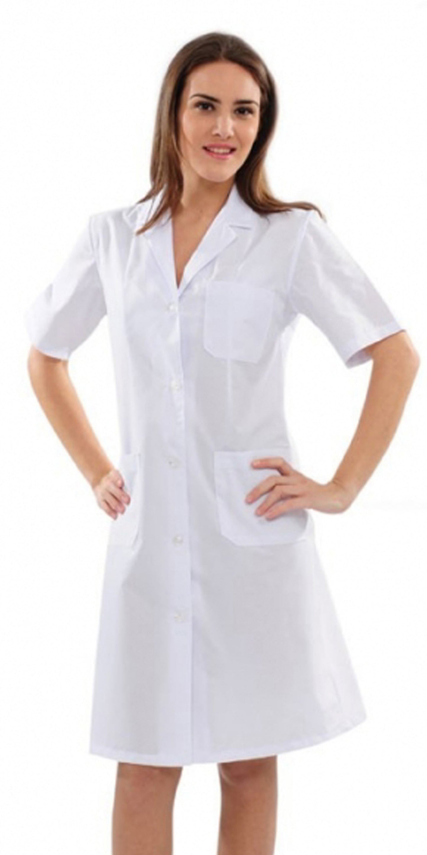 Camice da lavoro donna BIANCO,Mezza manica cod: 2204