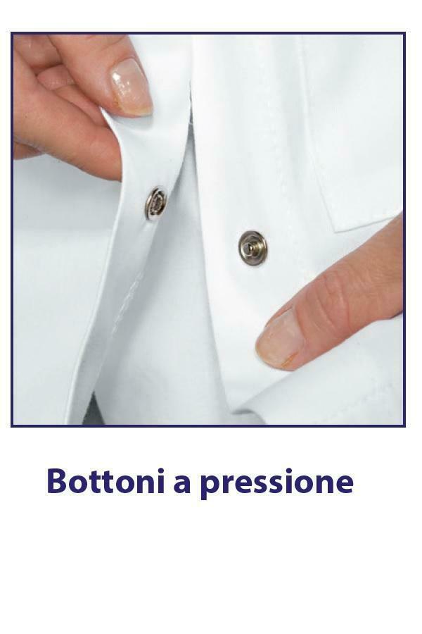 Camice da Laboratorio Cotone Pesante con Bottoni Automatici – COD: 26922