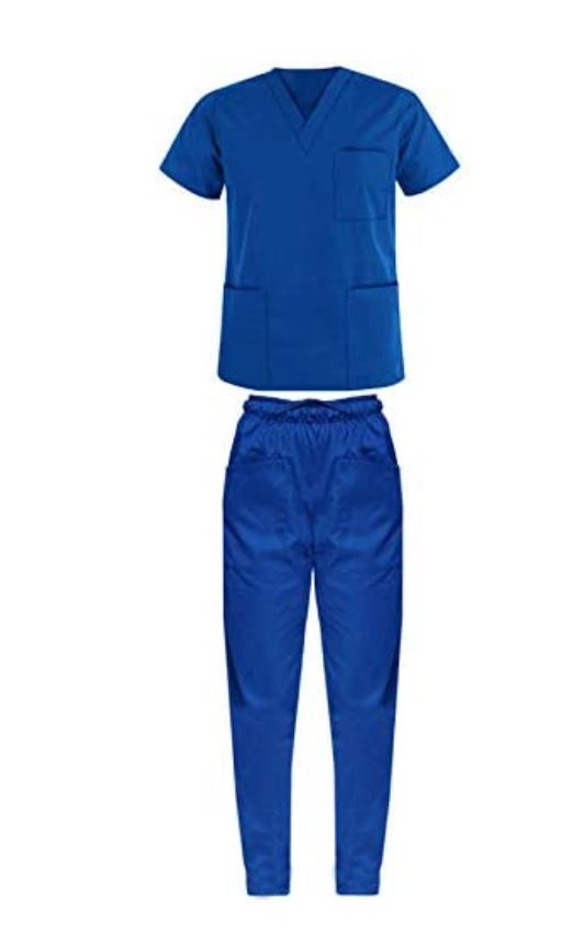 Divisa da lavoro, unisex scollo V "ROYAL" cod: 18122