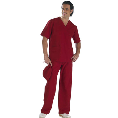 Divisa da lavoro,sanitaria,infermieristica,estetica,completa,unisex,scollo V 8299