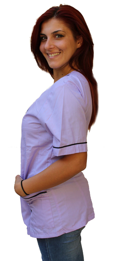 Camici da lavoro donna,casacche con zip cod: 1405