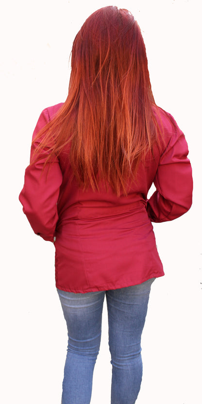 Camici da lavoro donna,casacche con zip cod: 1405