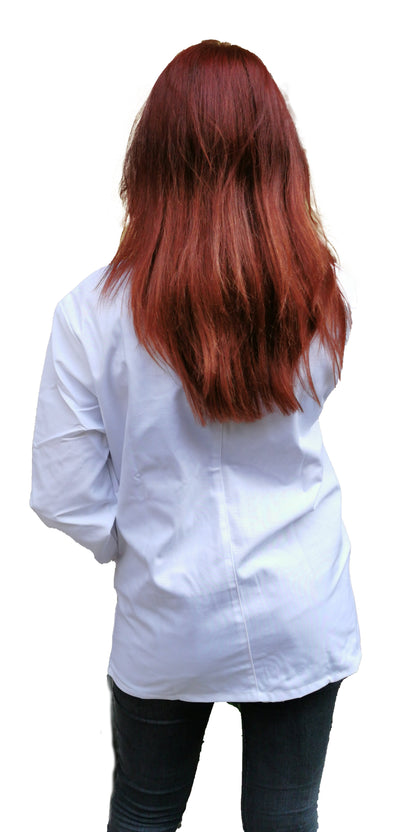 CASACCA camice Da Lavoro,laboratorio Con Zip Unisex Bianco UNISEX cod:7579