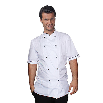 Giacca cuoco "light" bianco cod: 7692