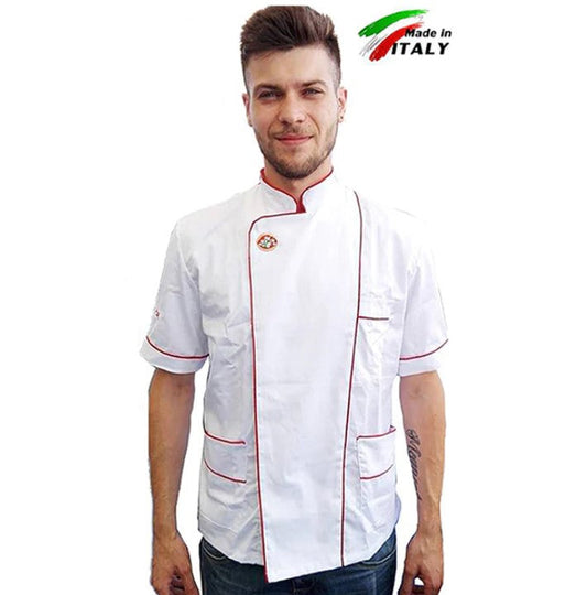 Giacca da Pizzaiolo, Bottoni Automatici a Clip, 100% Cotone Made in Italy – COD: 2301