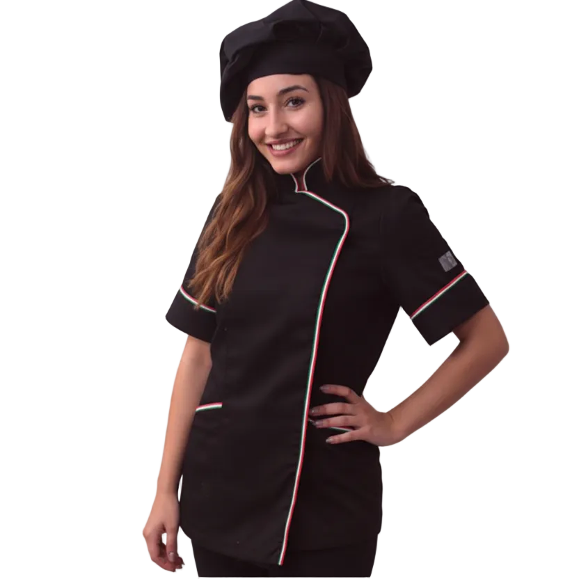 Giacca Cucina Donna,Cotone 100% Made in italy cod: 2222