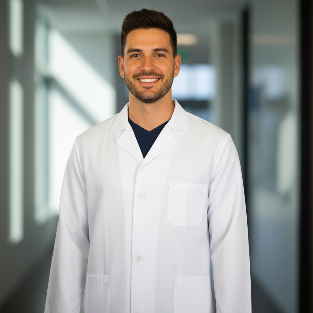 Camice da lavoro,laboratorio, uomo leggero,bianco,cod: 7982