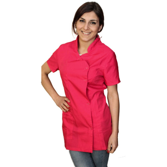 Casacca da lavoro,camice slim  Mod Londinese "FUCHSIA" Cod:7098