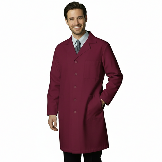 Camice Multiuso Uomo Bordeaux Manica Lunga con Bottoni – COD: 99993